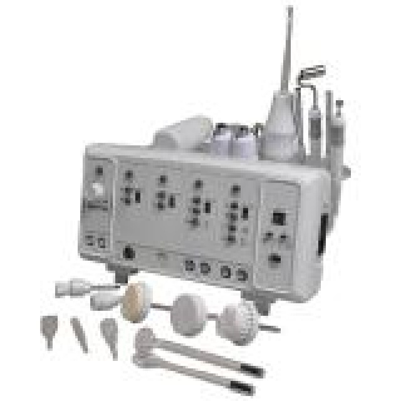 6 in 1 Multifunctional Skin Care Machine - Ultrasonic Facial Massager with High Frequency & Galvanic Technology for Deep Cleansing & Rejuvenation