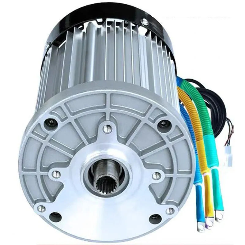 60V/72V 3000W 4600RPM Brushless DC Motor for Electric Vehicles, Machine Tools & DIY Projects [High Efficiency, Permanent Magnet]