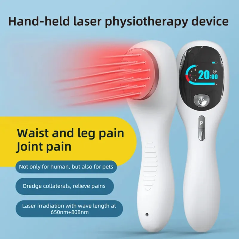 650nm 808nm Laser Red Light Therapy Device for Pain Relief, Wound Healing, Arthritis & Physical Therapy