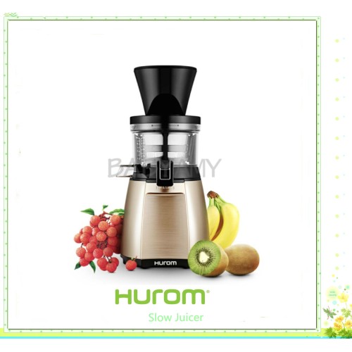 Hurom Slow Juicer HU19SGM - Multifunctional Fruit & Vegetable Juicer, 43 RPM, 500ml Capacity, Gold & Red