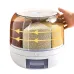 6KG 360° Rotatable Rice Dispenser - Sealed Dry Grain Bucket, Moisture-proof Kitchen Food Storage Container