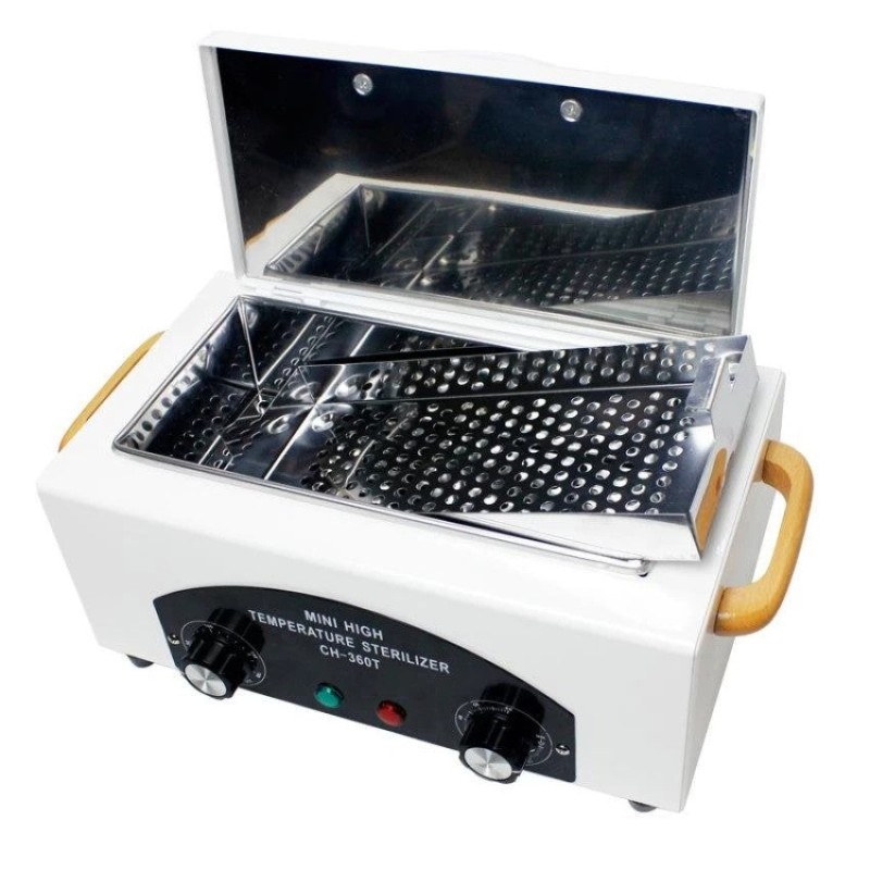 High Temperature Nail Tool Sterilizer | Hot Air Disinfection | Stainless Steel Design [Nail Sterilizer, Hot Air Disinfection]