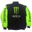 F1 Racing Jacket Kawasaki Monster Racing Team - Embroidered Leisure Jacket A299 [Racing Jacket, Kawasaki, Embroidered Craft]