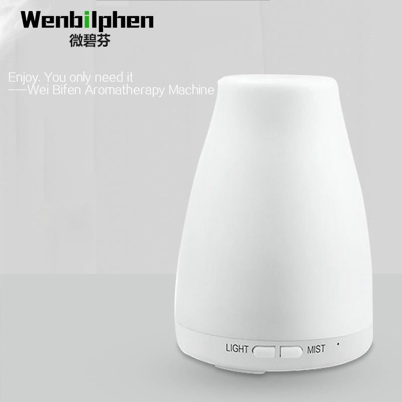 Ultrasonic Humidifier Aromatherapy Oil Diffuser with Color LED Lights, Waterless Auto Shut-off, Whisper-Quiet [Humidifier, Aromatherapy Diffuser]