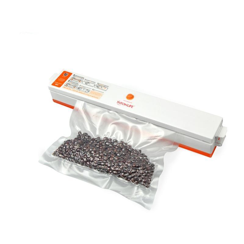 TINTON LIFE 220V/110V Household Food Vacuum Sealer with 10 Free Bags - Compact, Efficient, and Multi-Voltage [Vacuum Sealer, Food Packaging Machine]