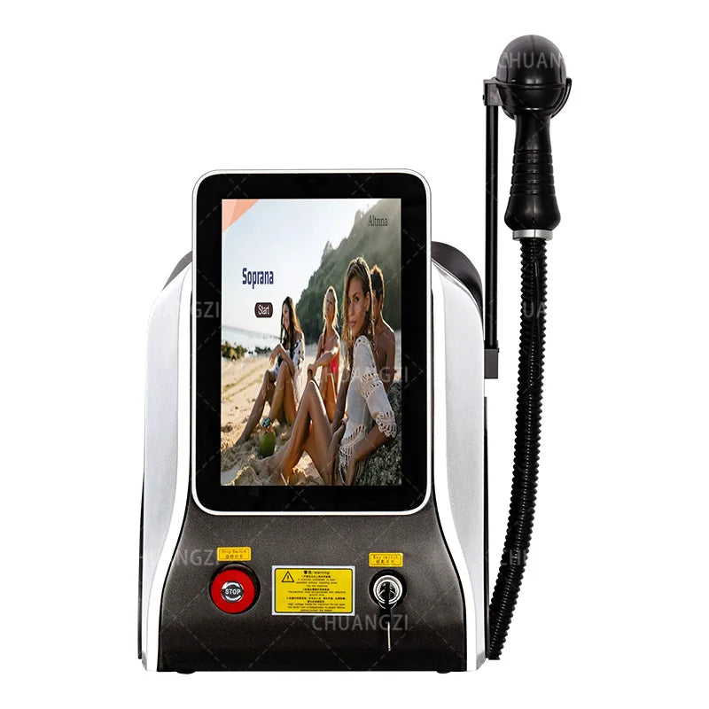 808nm Diode Laser Hair Removal Machine - Professional High-Power for All Skin Types, Facial & Body
