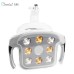 8Pcs LED Oral Lamp for Dental Chair, Shadowless Clinical Light, Mobile Ceiling Unit [LED Dental Light, Shadowless Lamp]