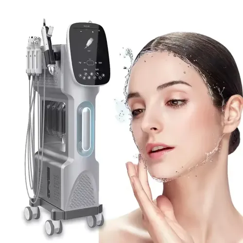 9 Handle H2O2 Skin Care Facial Machine - Oxygen Jet Peel for Wrinkle Removal & Whitening [Facial Care, Dermabrasion]