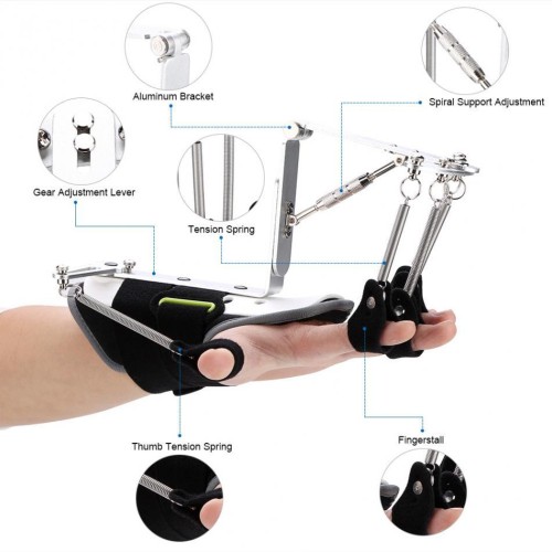 Finger Rehabilitation Tool for Stroke Recovery & Tendon Exercise - FDA Certified [Stroke Rehabilitation, Finger Exercise]