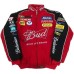 F1 Budweiser 레이싱 재킷 - 자수가 들어간 트렌디한 하라주쿠 모터스포츠 미학 [A122, A123]