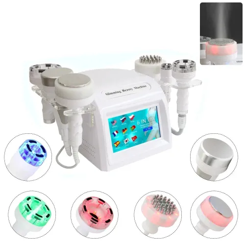 AOKO 6-in-1 RF Cavitation Vacuum Body Slimming Massager for Weight Loss, Cellulite Reduction, and Skin Tightening [80KHz, RF, Vacuum, BIO, Heat]