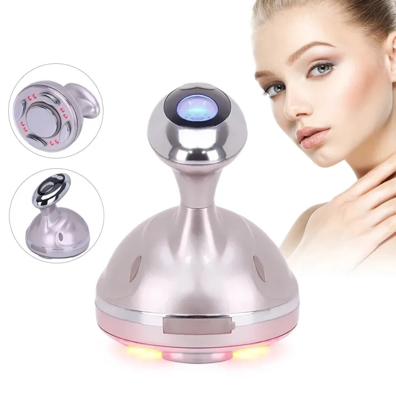 AOKO Ultrasound Cavitation Machine - RF Skin Tightening, Fat Burner, Anti-Cellulite Body Slimming Device [Ultrasound, RF, LED Red Light]