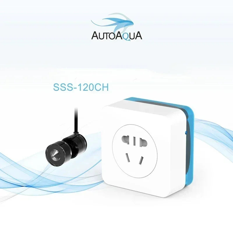 AUTOAQUA SSS-120CH 2nd Gen Skimmer Controller, Intelligent Anti-Overflow Aquarium Device [Skimmer Controller, Aquarium Safety]