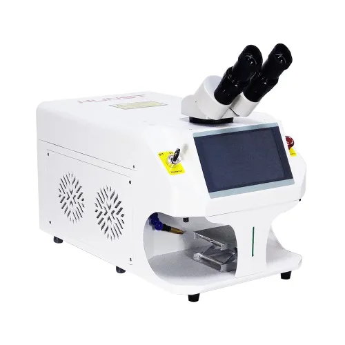 80W Jewelry Laser Welding Machine - Portable Fiber Laser Welder for Gold, Silver, Titanium Rings, Necklaces & More [Precision, Efficiency, Multi-Language]