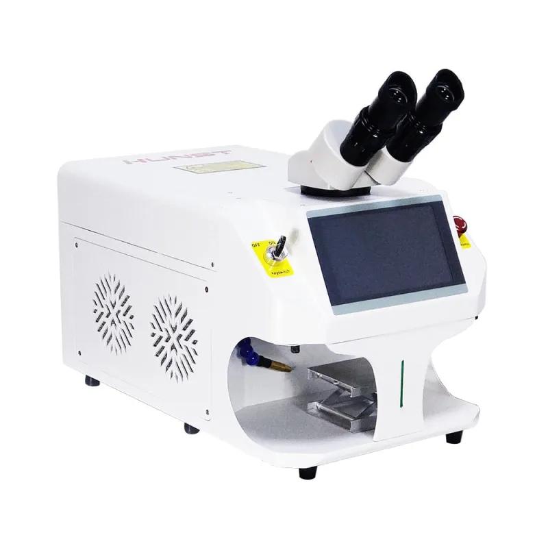 80 W-os ékszer lézerhegesztőgép – hordozható szálas lézerhegesztő arany, ezüst, titán gyűrűk, nyakláncok és egyebek számára [Precíziós, Hatékony, Többnyelvű]