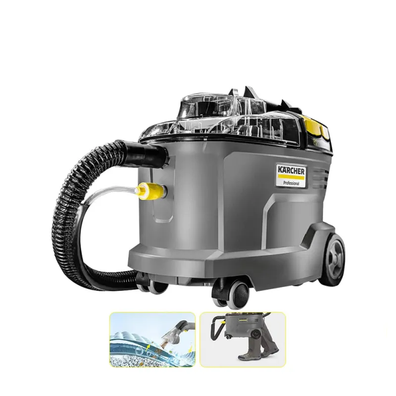 Karcher Puzzi 8/1 Stofreinigingsmachine - 100 kPa spuitdruk, 27 kPa zuigkracht, multifunctionele reiniger voor bank, tapijt, autostoel