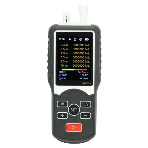 Professional Air Particulate Matter Tester | Dust Particle Counter for Indoor & Outdoor Air Quality Monitoring [Laser Technology, 2000mAh Battery]