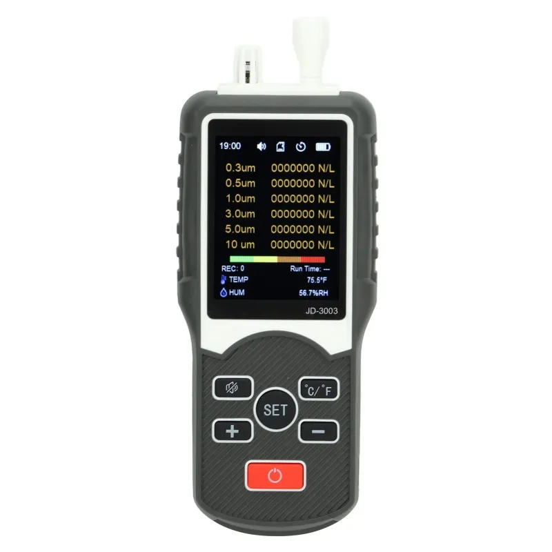 Professional Air Particulate Matter Tester | Dust Particle Counter for Indoor & Outdoor Air Quality Monitoring [Laser Technology, 2000mAh Battery]