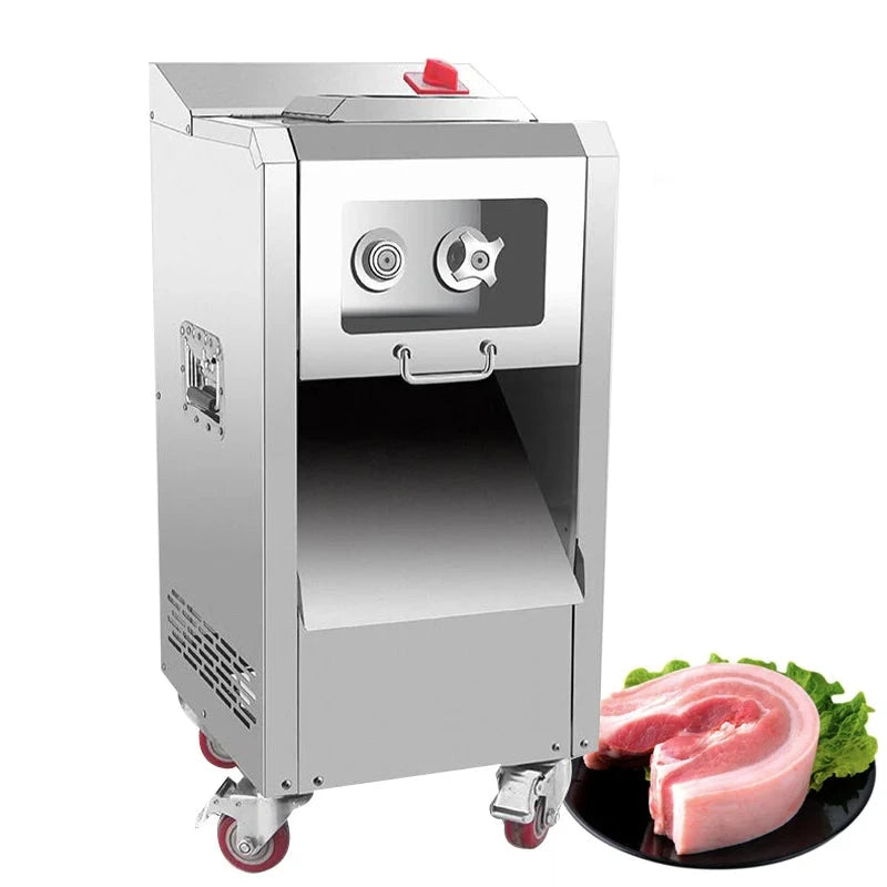 Automata elektromos hússzeletelő - 2200 W-os többfunkciós húsvágógép állítható pengével [Hússzeletelő, elektromos húsvágó]