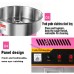 Automatic Stainless Steel Cotton Candy Machine - Commercial Electric Marshmallow Maker for Parties & Events [Stainless Steel, 1200W]