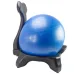 Balance Yoga Ball Chair met Roller - Explosieveilig, Veilig voor zwangerschap en fitness, Zachte elastische zitting voor thuis en op kantoor [Yoga Ball Chair, Fitnessbal, Kernkracht]