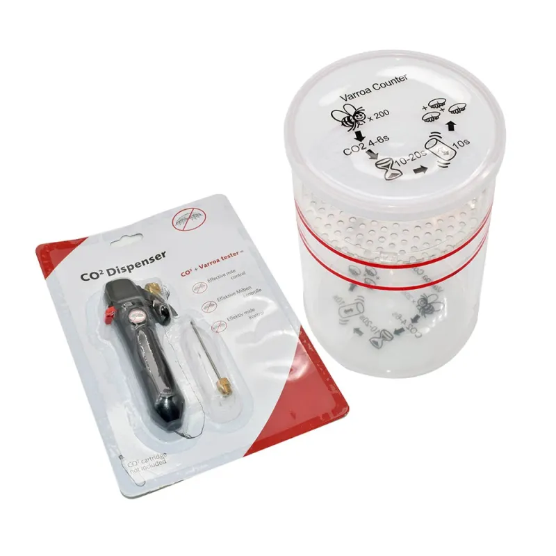 Varroa-Tester mit CO2 für die Bienenzucht – Einfaches Bienenmilben-Überwachungstool für Imker | Varroamilben-Erkennung und Bienenstockgesundheit