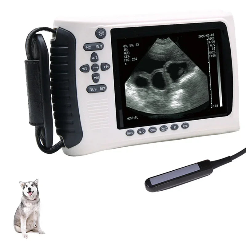 MSLVU22 Portable Veterinary Ultrasound Scanner - High-Quality Imaging for Bovine, Equine, Canine & Swine [Vet Ultrasound, Portable Scanner]