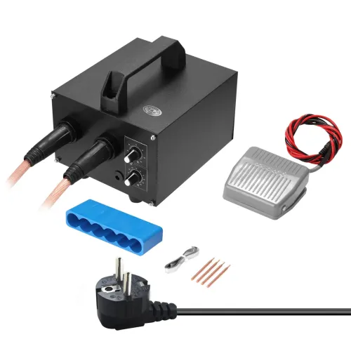 CX4500 Microcomputer Spot Welding Machine - 20ms-1s Time & 640-1600A Current Adjustable for 0.25mm Nickel-Clad Steel