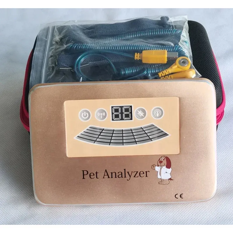 Quantum Magnetic Resonance Pet Health Analyzer för katter och hundar - Skanner för vitamin, aminosyra, koenzym och tungmetall