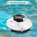 Cordless Robotic Pool Cleaner 30W with Powerful Suction, 90 Mins Runtime, LED Indicator, Self-Parking [Pool Vacuum, Robotic Cleaner]