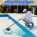 Cordless Robotic Pool Cleaner with Dual-Motor, IPX8 Waterproof, 120Mins Runtime, Self-Parking, Automatic Pool Vacuum for Sparkling Clean Pools