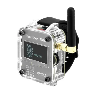 Orologio DSTIKE V3S Deauther Tester di sicurezza IoT ricaricabile per testare le reti WiFi Deauther ESP8266