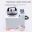 Portable Dental Lab Automatic Polymerizer with Digital Display, Pressure Pot for Silicone Rubber Repair [Dental Polymerizer, Pressure Pot]