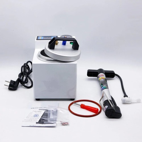Portable Dental Lab Automatic Polymerizer with Digital Display, Pressure Pot for Silicone Rubber Repair [Dental Polymerizer, Pressure Pot]