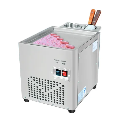 Desktop Fried Ice Cream Roll Machine - 220W Household Yogurt & Fruit Smoothie Maker [Fried Ice, Yogurt Machine]