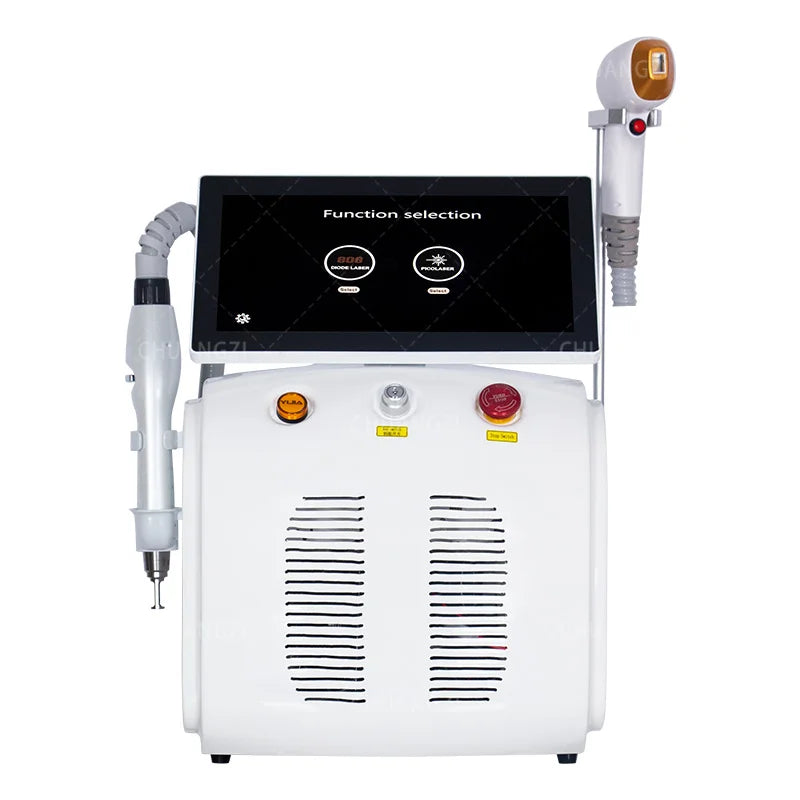 2-in-1 Diode & Picosecond Laser Machine for Hair Removal & Skin Rejuvenation [Diode Laser, Picosecond Laser]