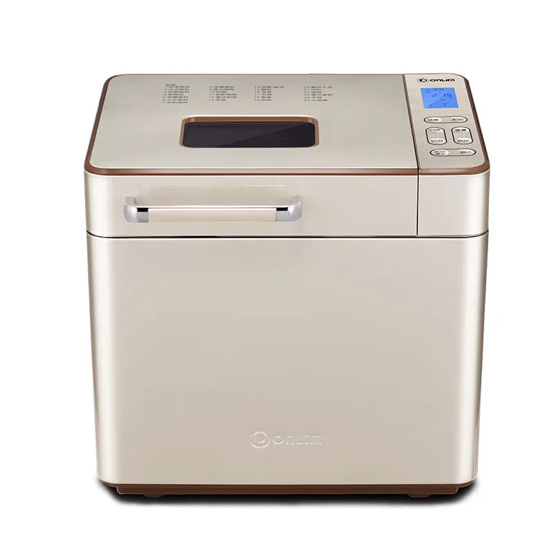 Donlim Smart Bread Maker with Fruit Dispenser, 25 Menus, 220V, 650W, 13H Timer, Automatic Dough Kneader & Baker [Bread Maker, Automatic Dough Kneader, 220V]