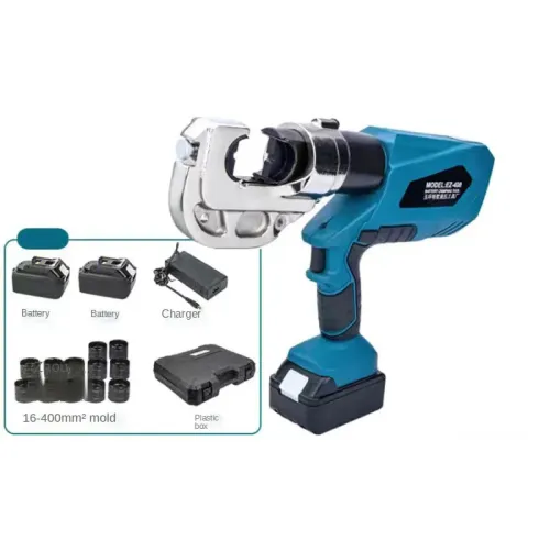EZ-300/EZ-400 Rechargeable Hydraulic Pliers - Electric Hydraulic Crimping Tool with 18V Lithium Battery [Hydraulic Pliers, Crimping Tool]