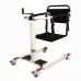 Manual Transfer Lift Wheelchair for Elderly - Bedridden Patient Nursing Chair with Adjustable Base & Swivel Casters [Elderly Care, Patient Transfer]