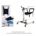 Manual Transfer Lift Wheelchair for Elderly - Bedridden Patient Nursing Chair with Adjustable Base & Swivel Casters [Elderly Care, Patient Transfer]