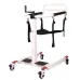 Manual Transfer Lift Wheelchair for Elderly - Bedridden Patient Nursing Chair with Adjustable Base & Swivel Casters [Elderly Care, Patient Transfer]