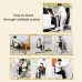 Manual Transfer Lift Wheelchair for Elderly - Bedridden Patient Nursing Chair with Adjustable Base & Swivel Casters [Elderly Care, Patient Transfer]