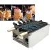 Electric 110V/220V Commercial Ice Cream Taiyaki Machine with Fish Cone Waffle Maker & Ice Cream Molds [Commercial Use, Fish Shape]