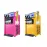 220/110V Electric Soft Ice Cream Machine with 3 Flavors, Stainless Steel Fruit Freezer & Hard Mixing Ice Cream Maker