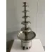 5-Tier Electric Commercial Chocolate Fountain Machine with Melting & Warming Function [Stainless Steel, 80W Motor, 150W Heating]