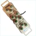 Electric Jade Germanium Stone Heating Massage Balls with Negative Ion & FIR Heat Mat for Back & Neck Pain Relief