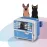 Electric Small Animal Veterinary Pet Infusion Syringe Pump with Fluid Warmer - Compact, Multi-Language, High Precision [Veterinary Infusion Pump, Pet Syringe Pump]