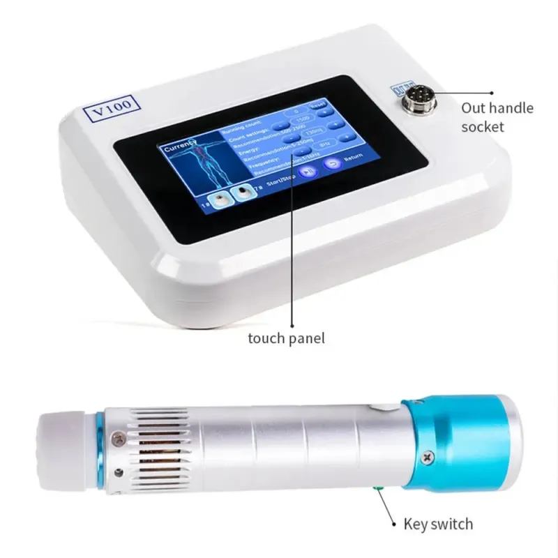 Extracorporeal Shock Wave Therapy Device - Physiotherapy Pain Relief & Muscle Relaxation Massager [Shock Wave Therapy, Pain Relief, Physiotherapy]