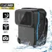 FHD 1080P Mini Action Camera - Portable WiFi DV Camcorder with Night Vision, Waterproof, Loop Recording, and 256GB Support