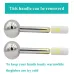 Facial Ice Globes Cooling Roller - Stainless Steel Cryo Freeze Stick for Face & Body Massage, 2pcs/Set [Facial Massage, Cryo Therapy, Skin Tightening]